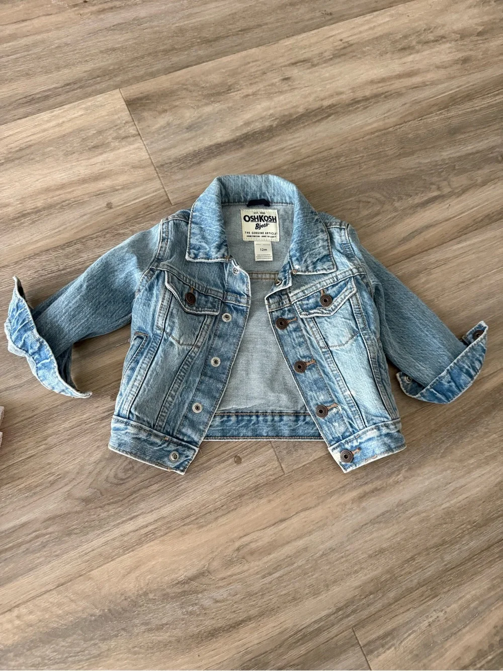 Bundle: OshKosh B'gosh Denim Unicorn Tutu Jumper AND matching jacket